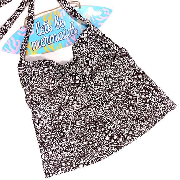 Mossimo Supply Co. Other - New Mossimo Brown White Leopard Halter Tankini Top